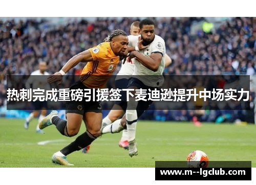 热刺完成重磅引援签下麦迪逊提升中场实力